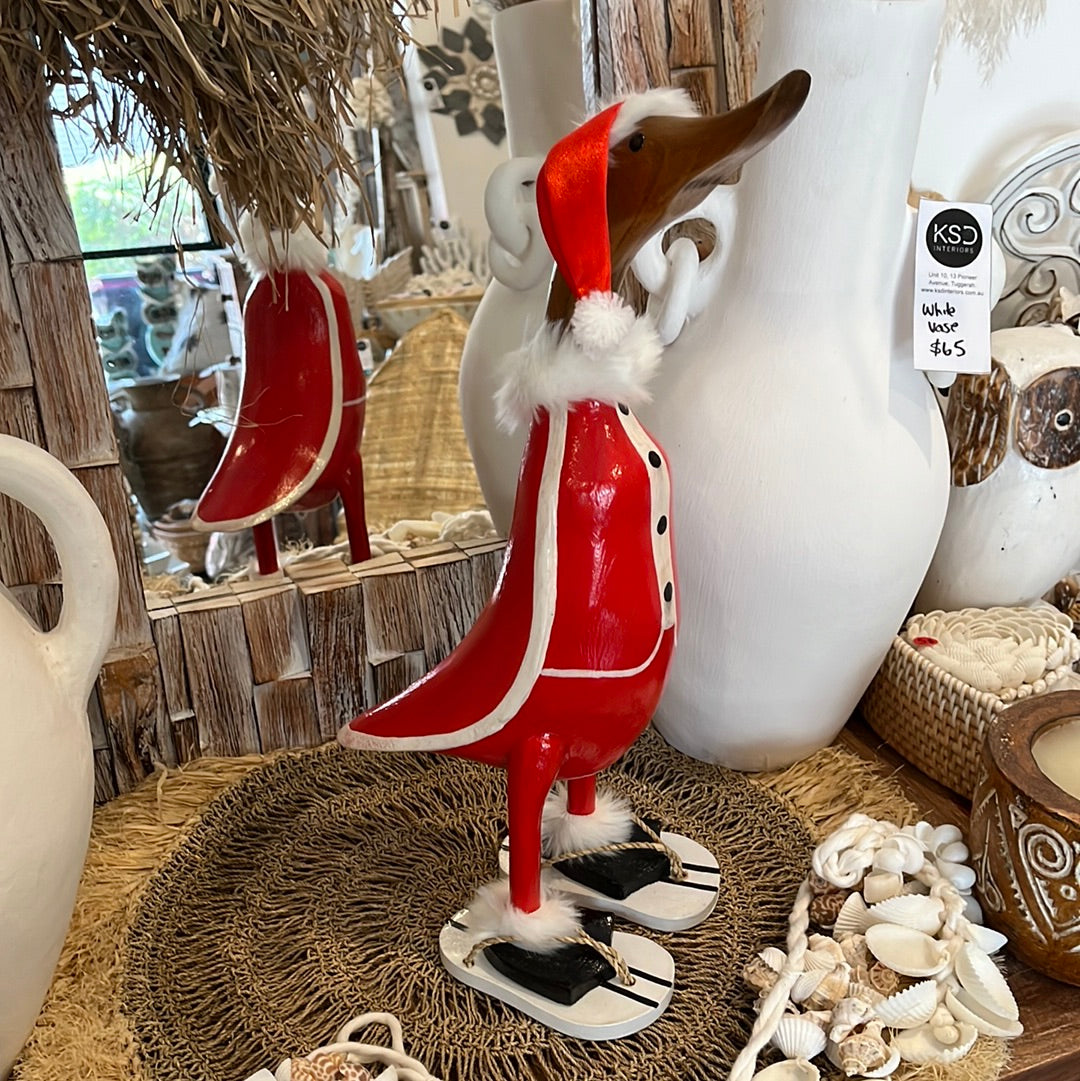 Christmas Santa duck with thongs L - Bali Beach Beyond