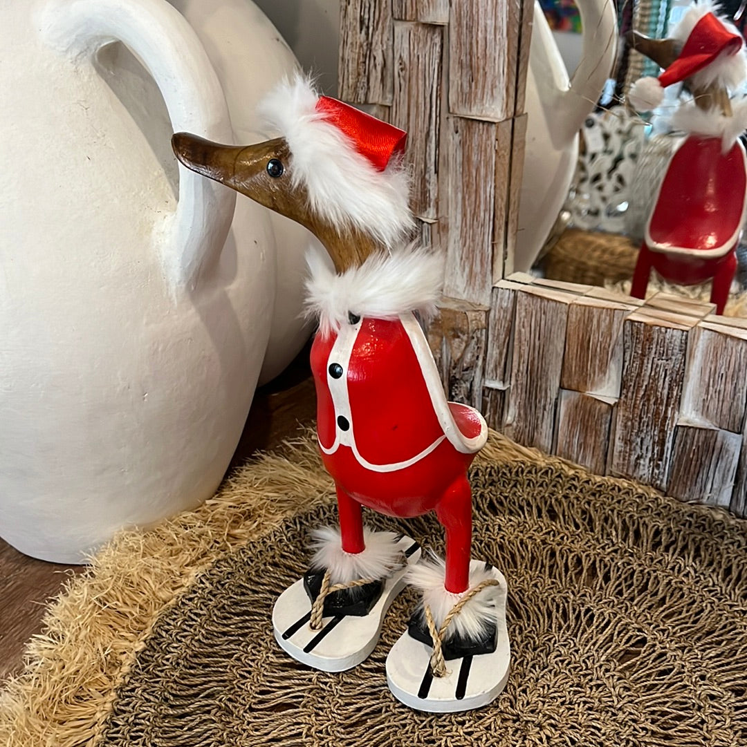 Christmas Santa duck with thongs S - Bali Beach Beyond