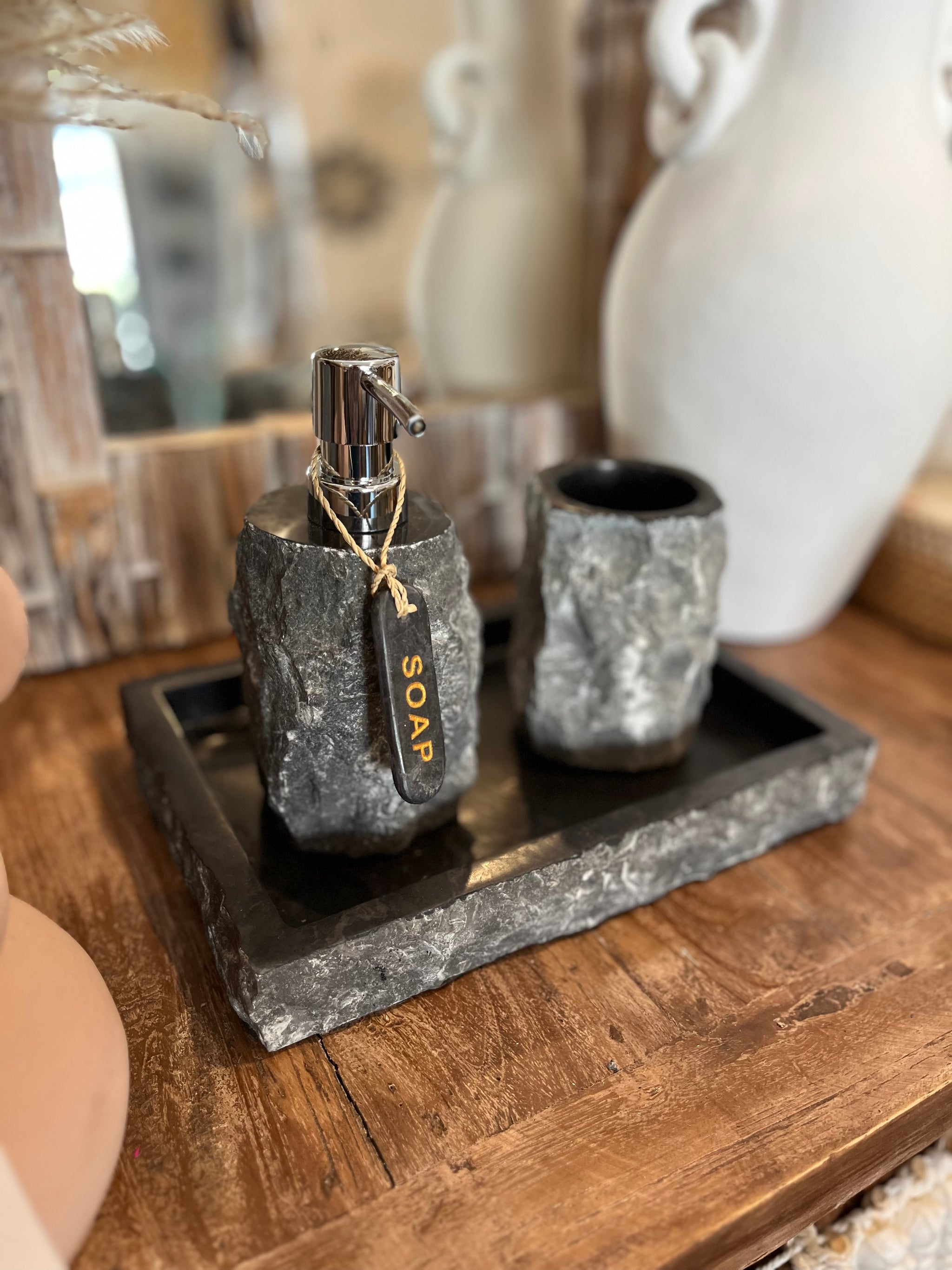 Brand new marble bathroom set - Bali Beach Beyond