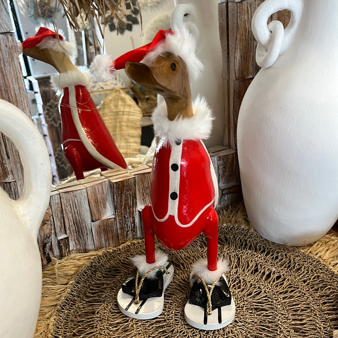 Christmas Santa duck with thongs M - Bali Beach Beyond