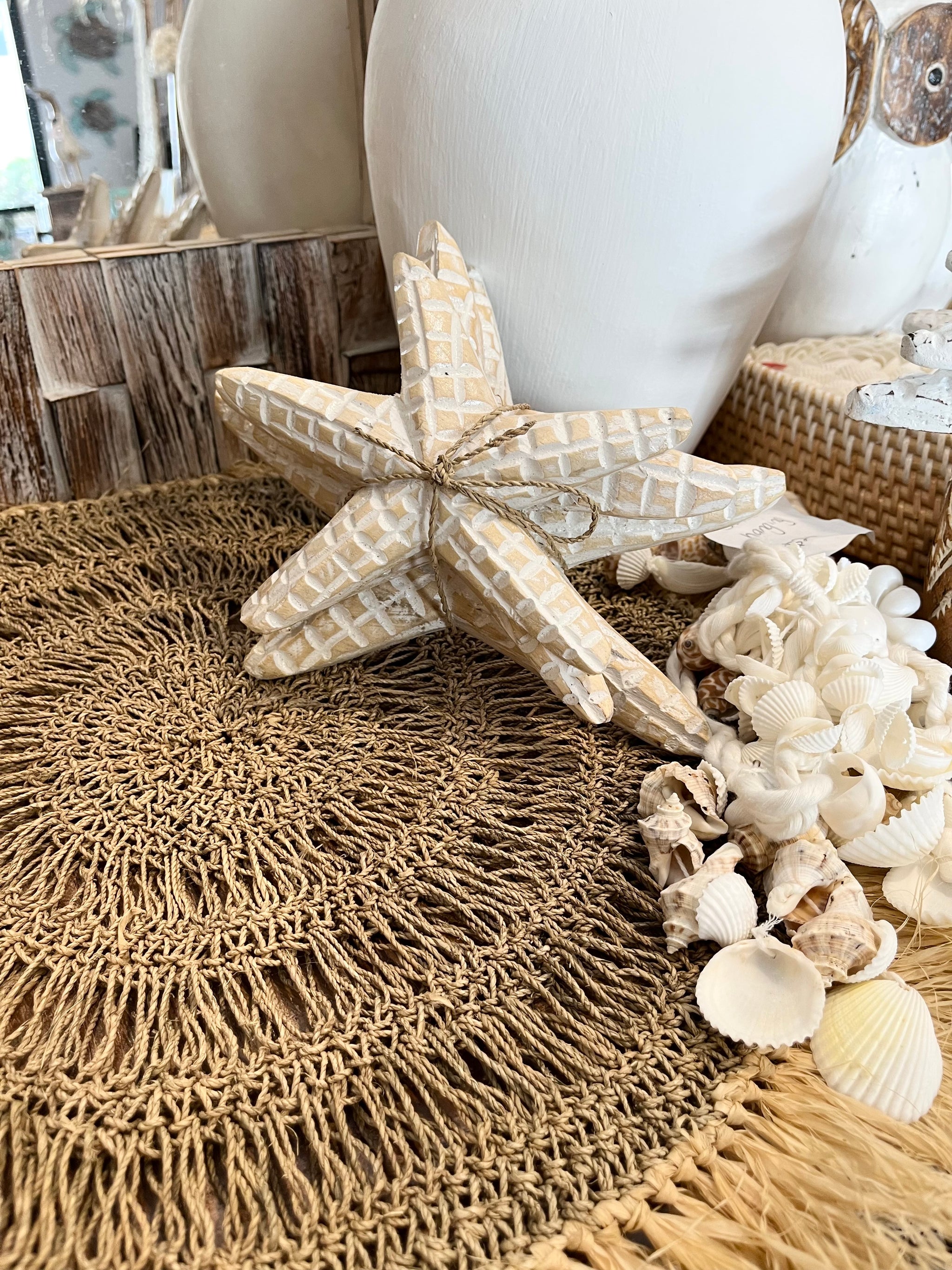 Natural set 3 starfish - Bali Beach Beyond