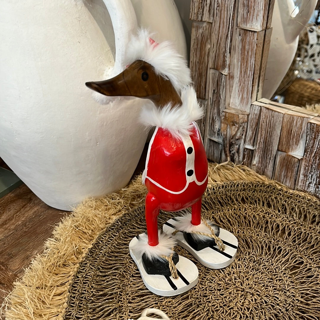 Christmas Santa duck with thongs S - Bali Beach Beyond