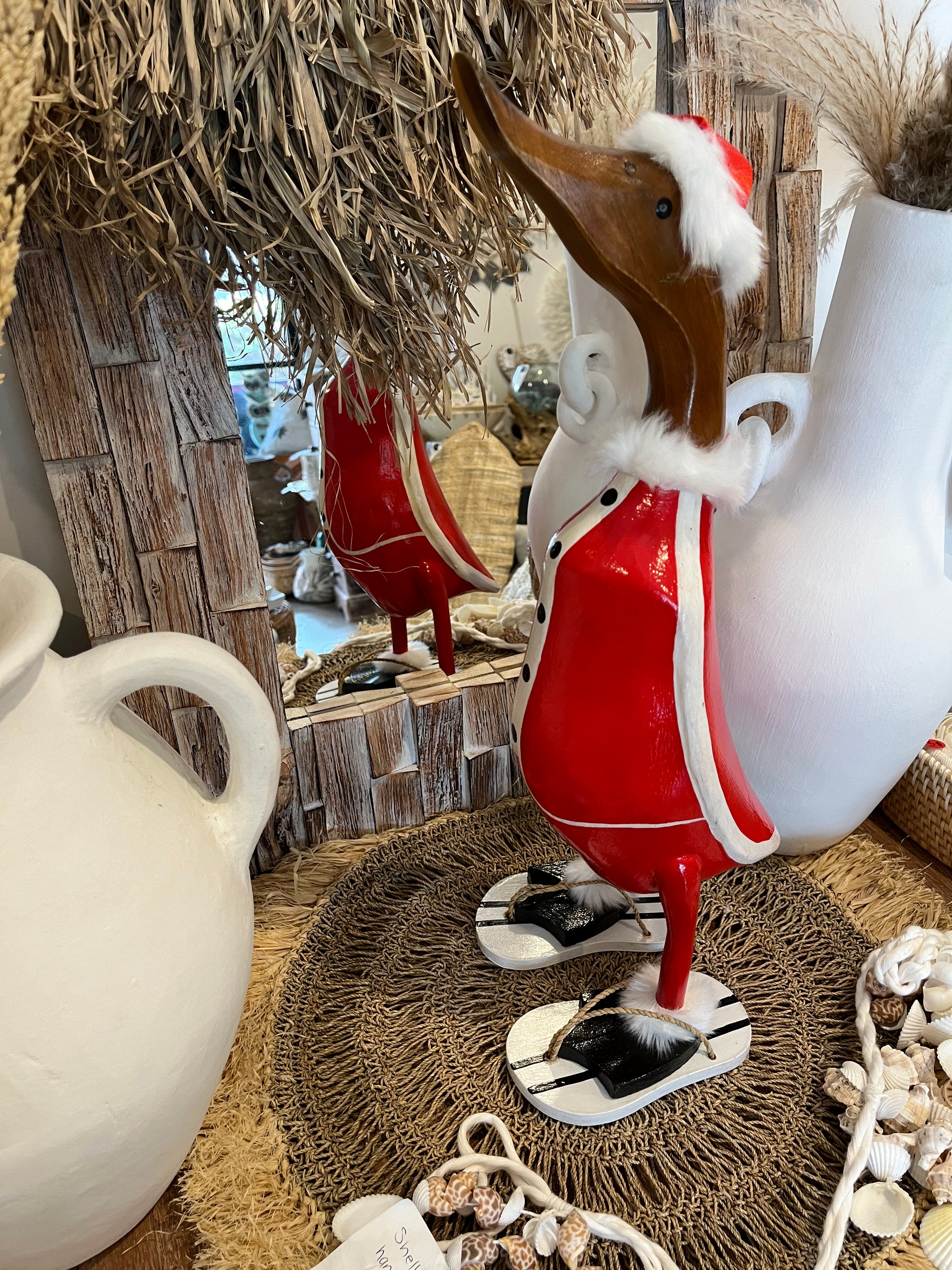 Christmas Santa duck with thongs XL - Bali Beach Beyond