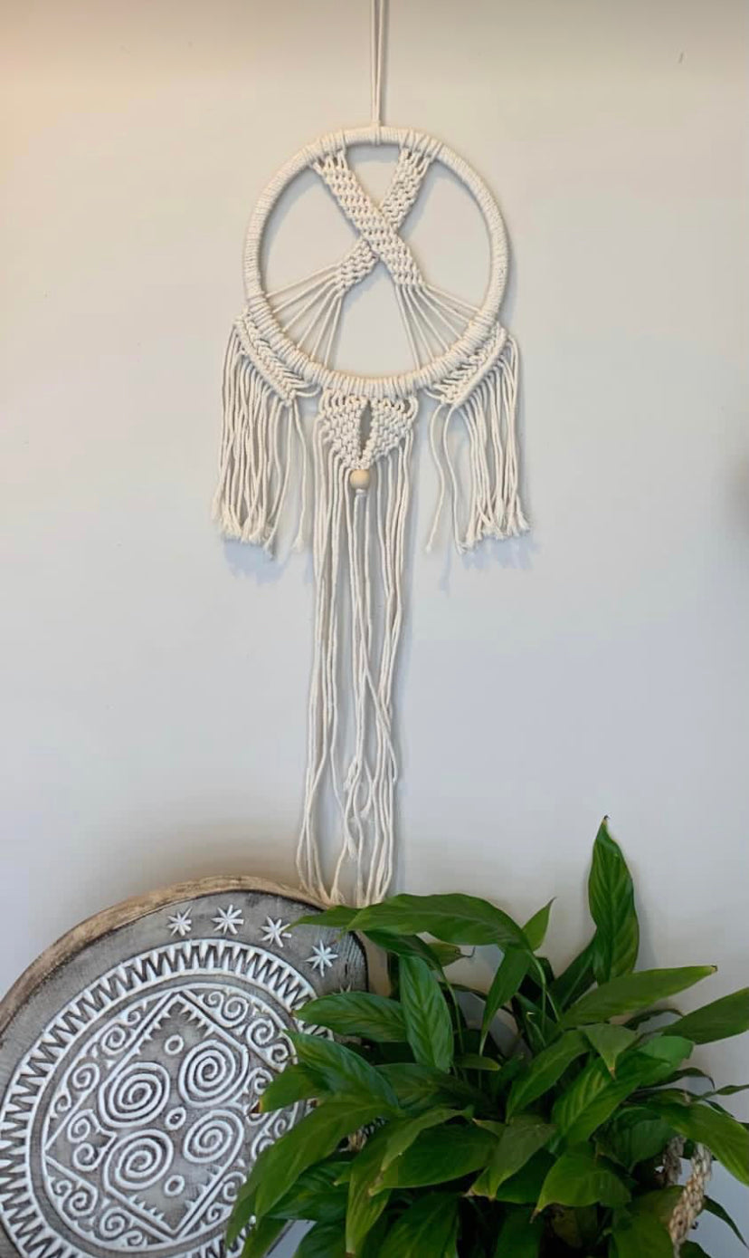 Natural macrame hanging. Usually $20 - Bali Beach Beyond