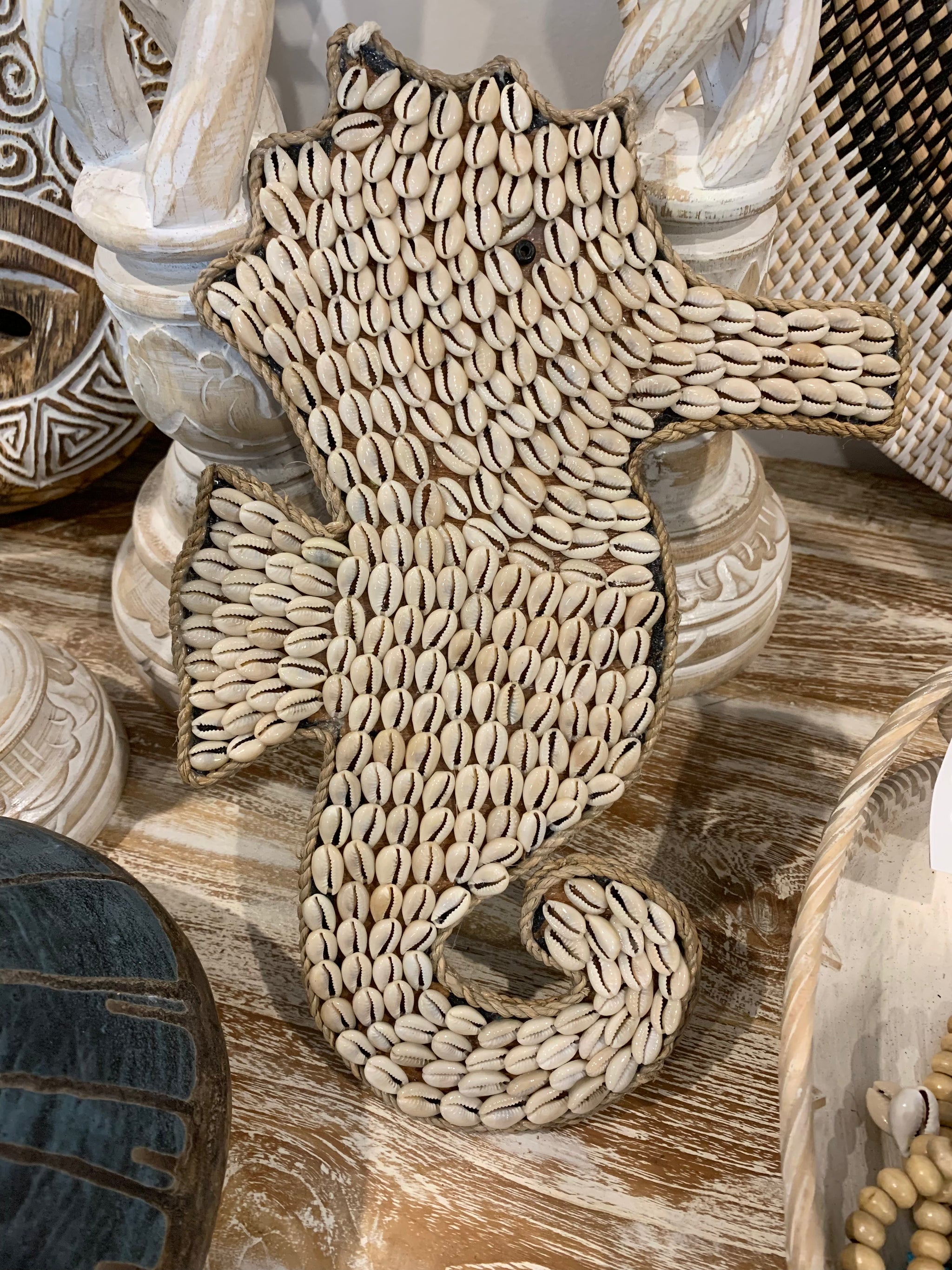 Shell seahorse hanging / decoration - Bali Beach Beyond