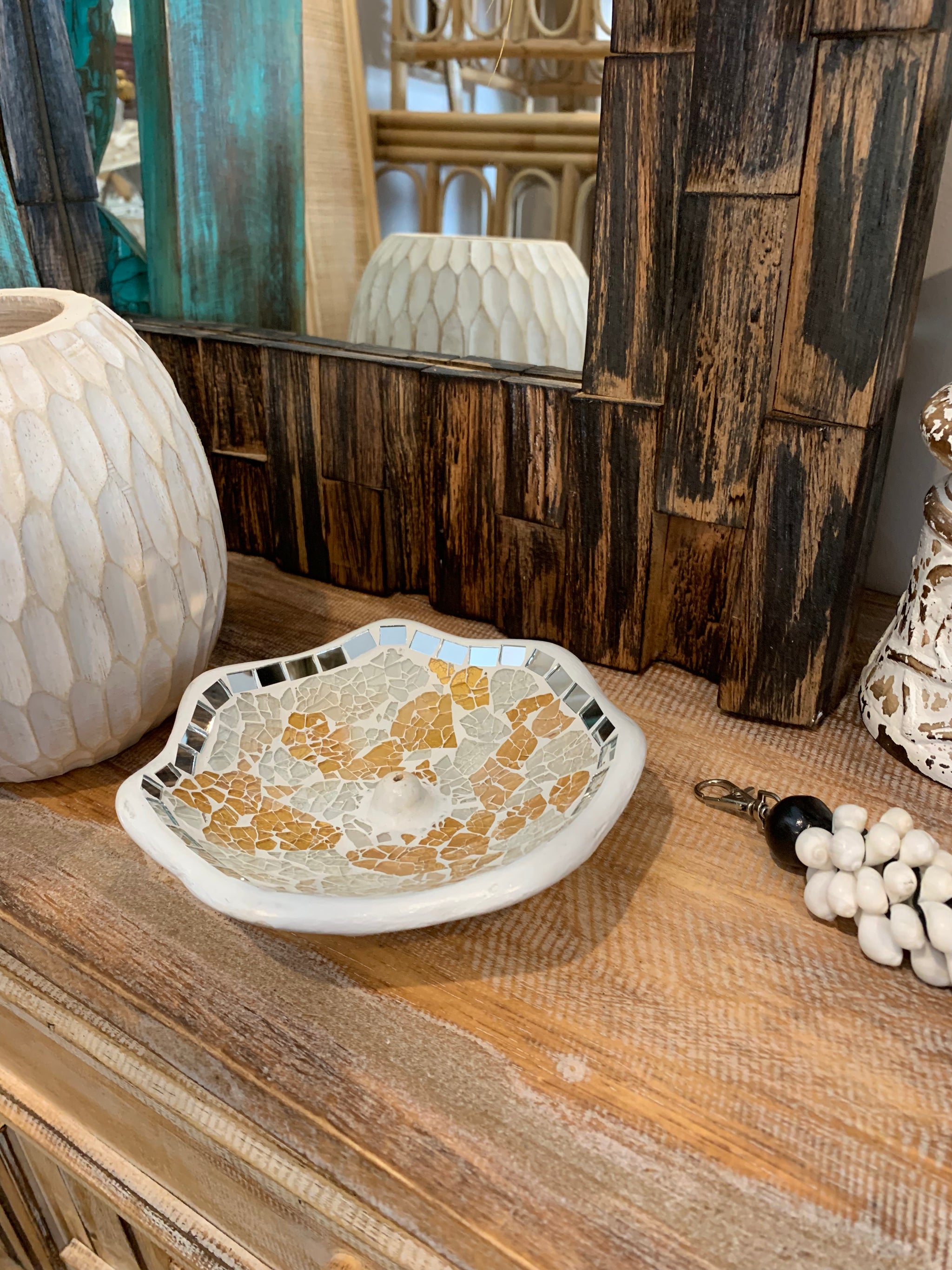 Incense burner dish / incense holder. Design 7 - Bali Beach Beyond