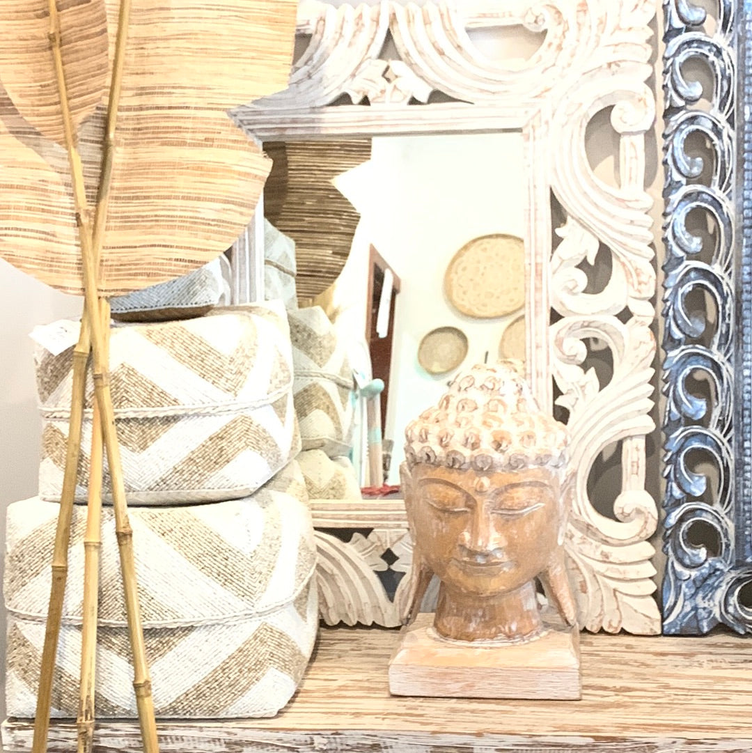 Buddha head statue - natural - Bali Beach Beyond