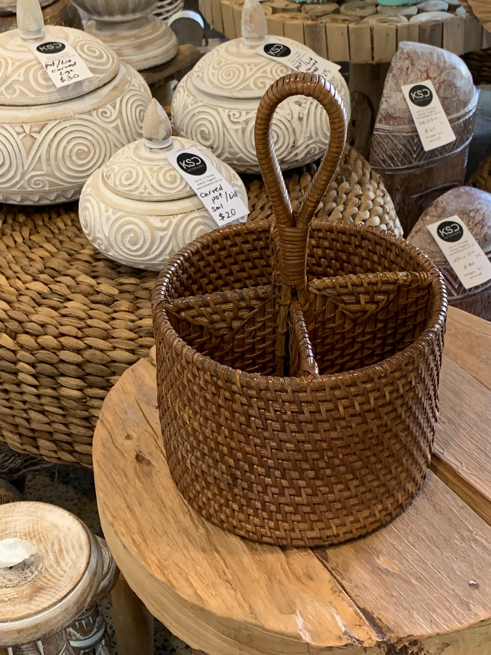 Cutlery holder round - Bali Beach Beyond