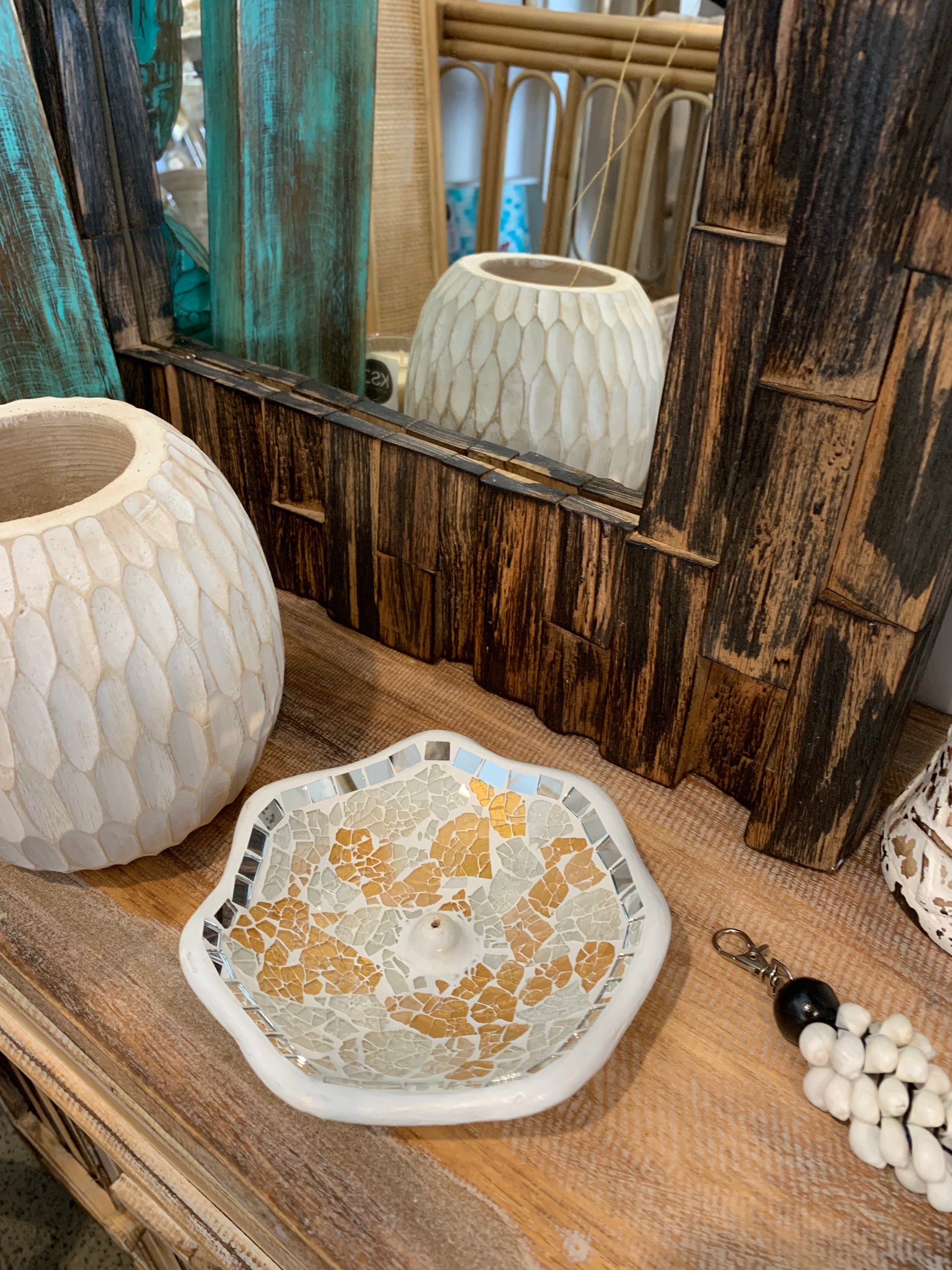 Incense burner dish / incense holder. Design 7 - Bali Beach Beyond