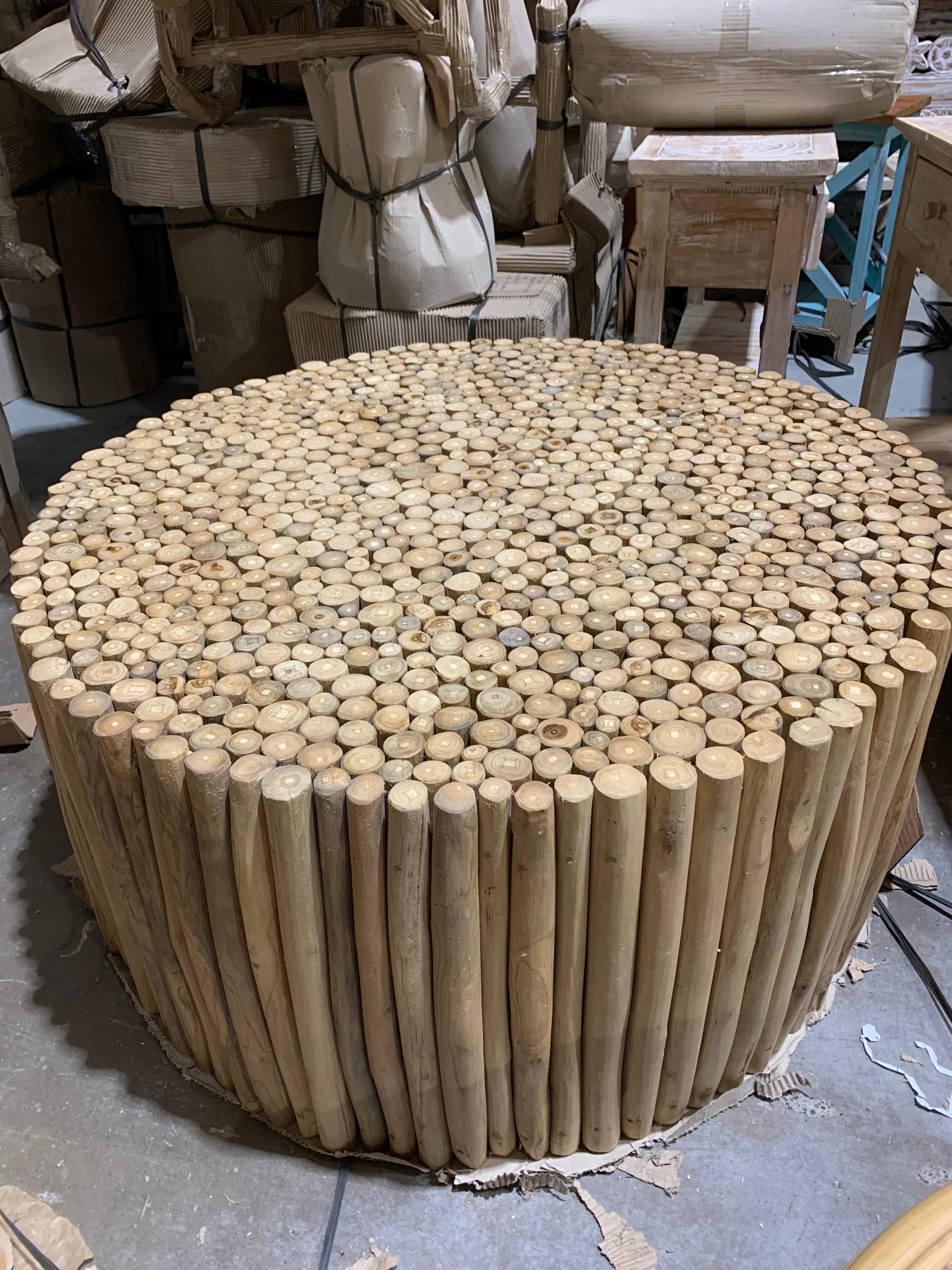Timber coffee table 100 x 47cm
