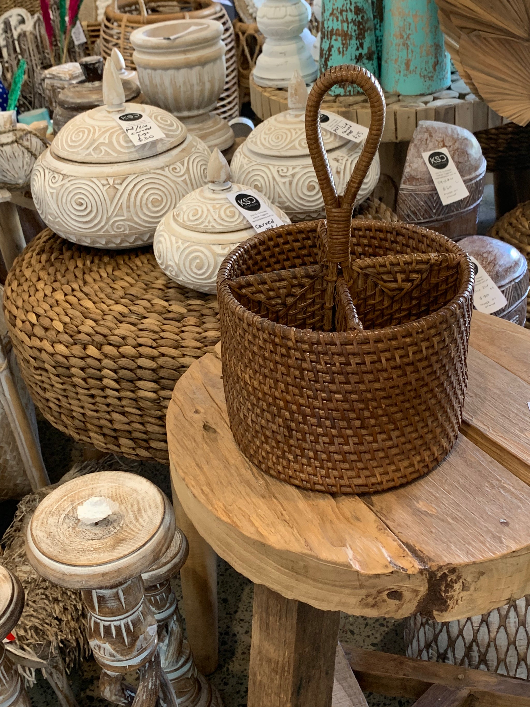 Cutlery holder round - Bali Beach Beyond