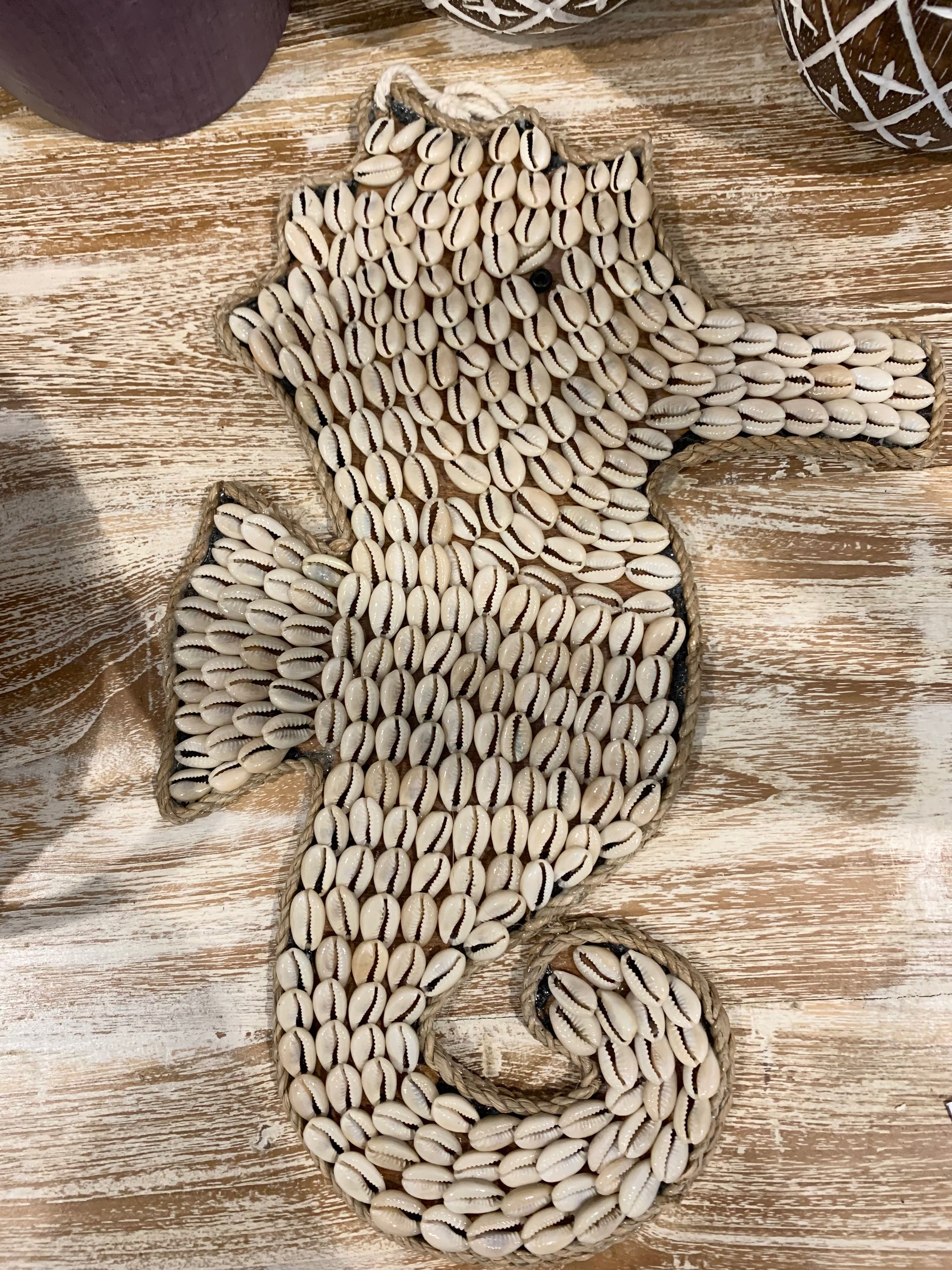 Shell seahorse hanging / decoration - Bali Beach Beyond