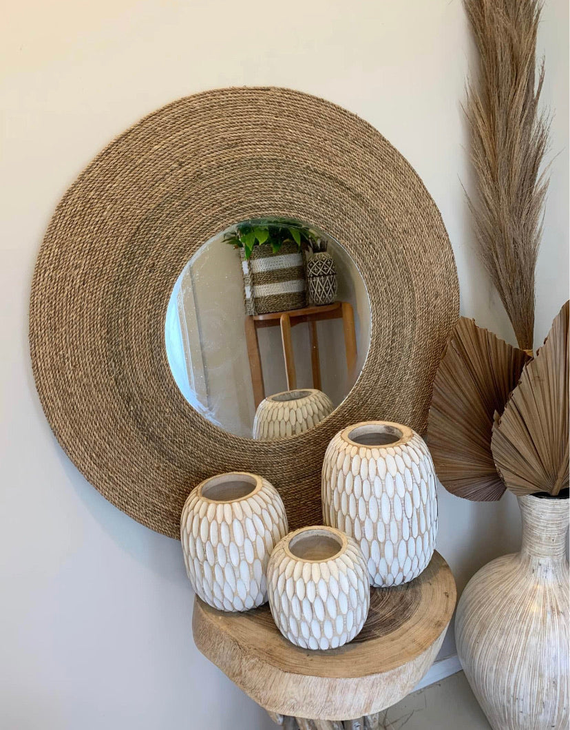 80cm rope mirror - Bali Beach Beyond