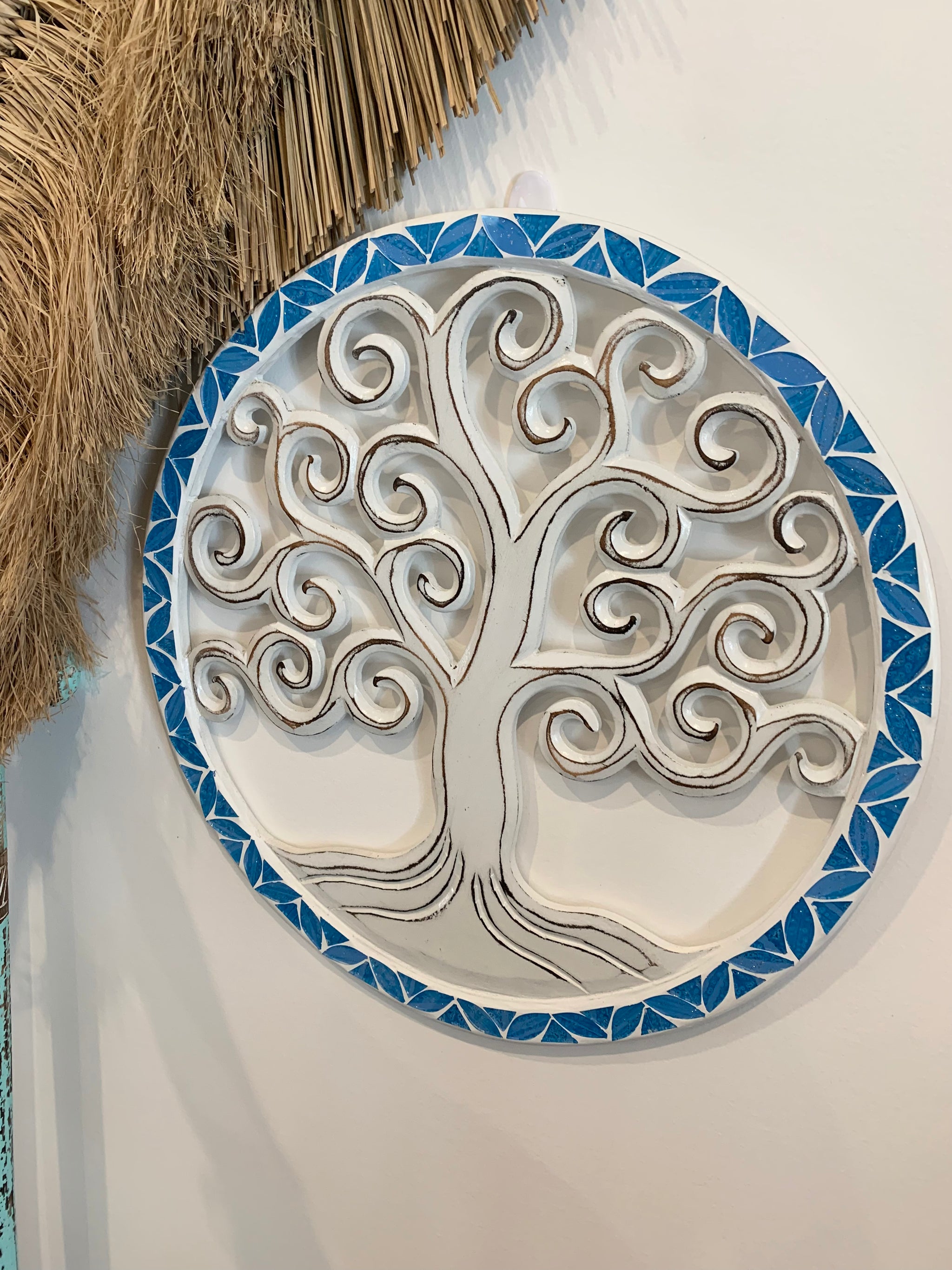 Blue tree life decoration 40cm - Bali Beach Beyond