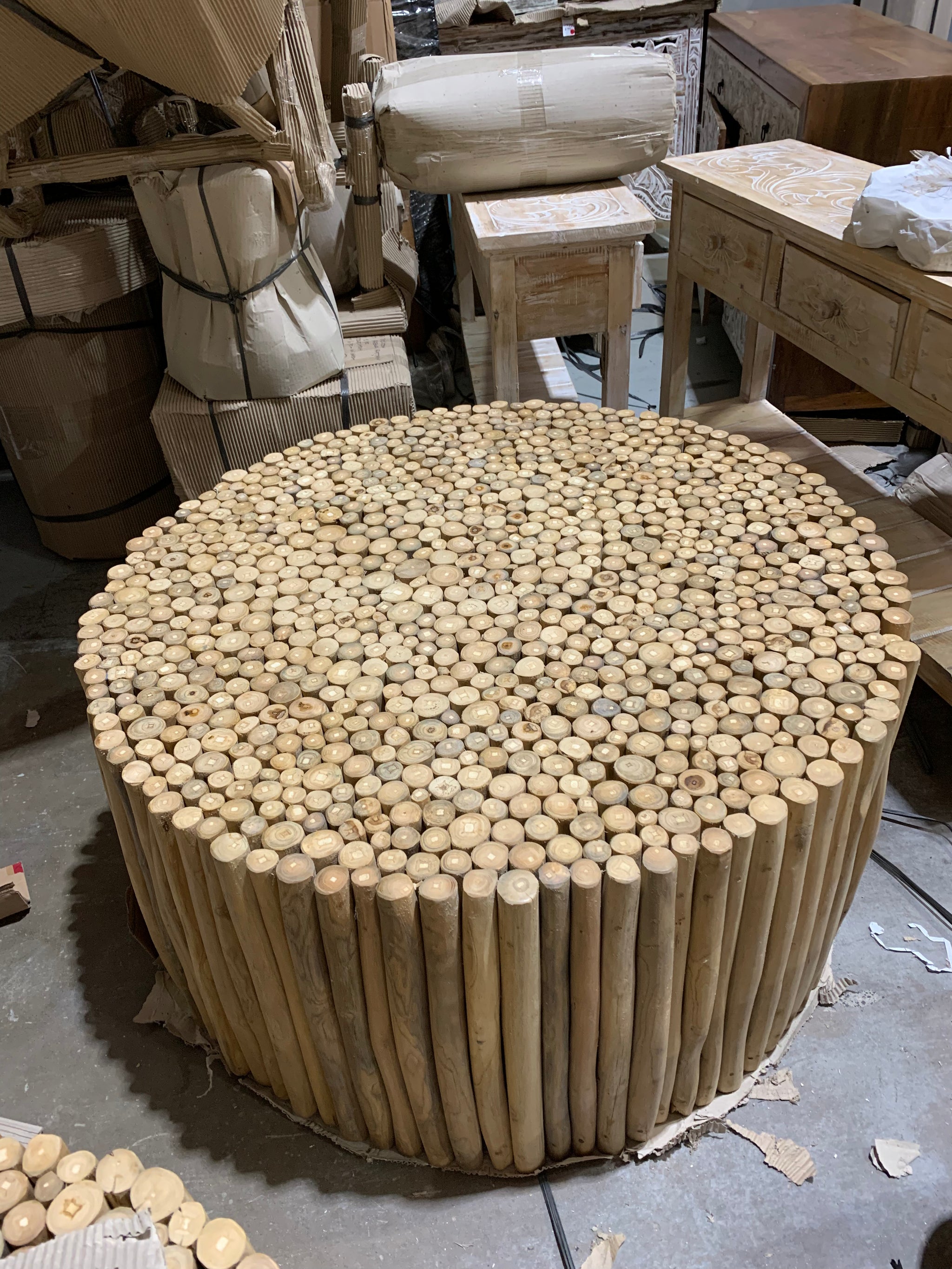 Timber coffee table 100 x 47cm