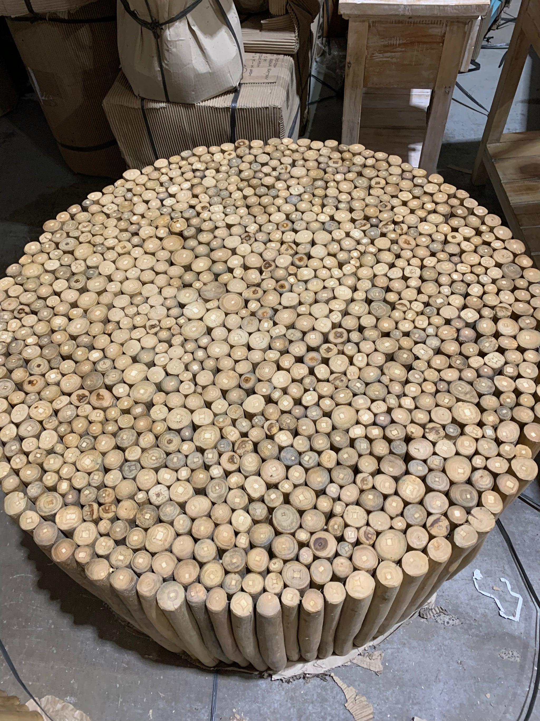 Timber coffee table 100 x 47cm