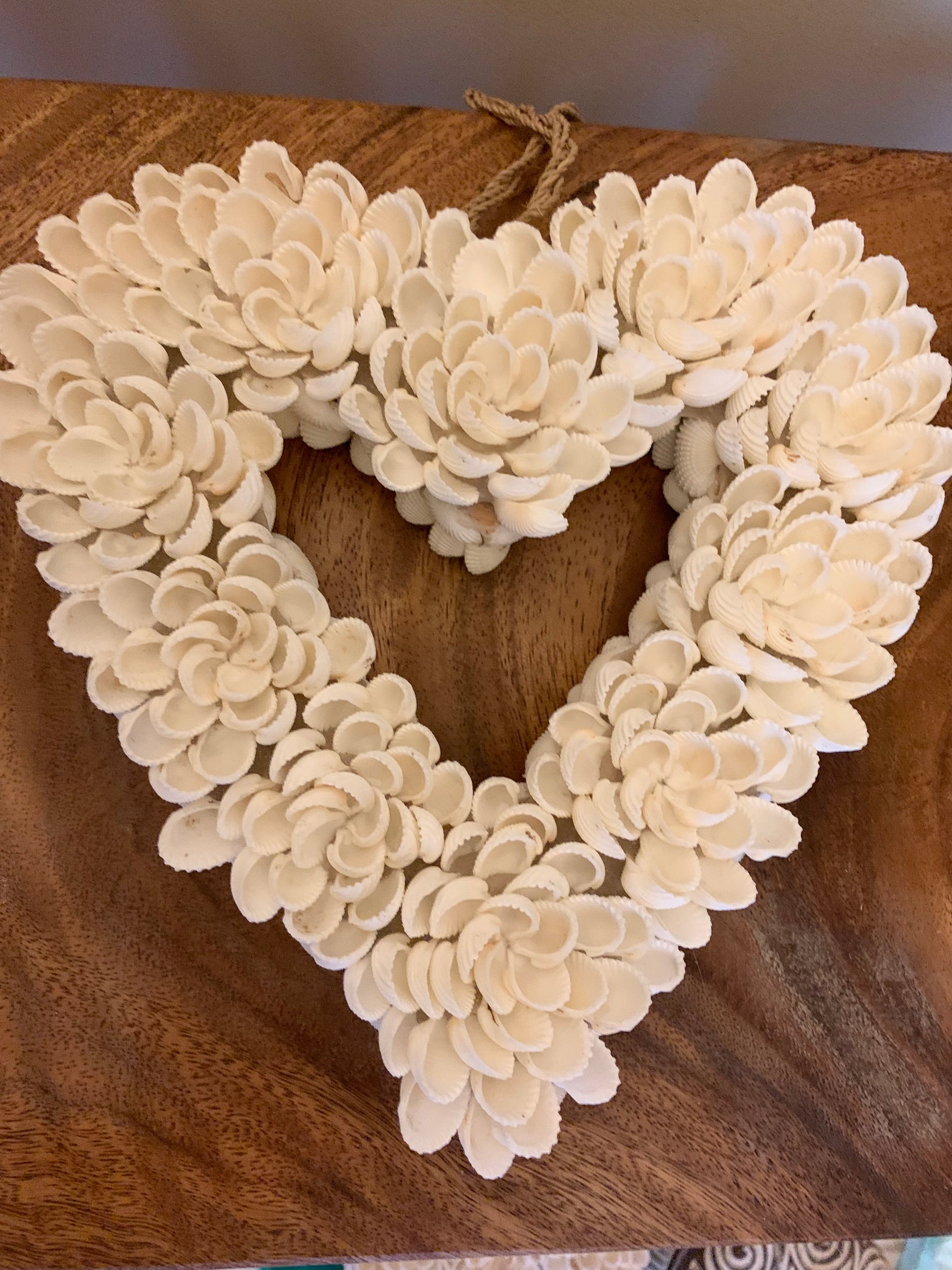 Shell heart. M. Flower style - Bali Beach Beyond