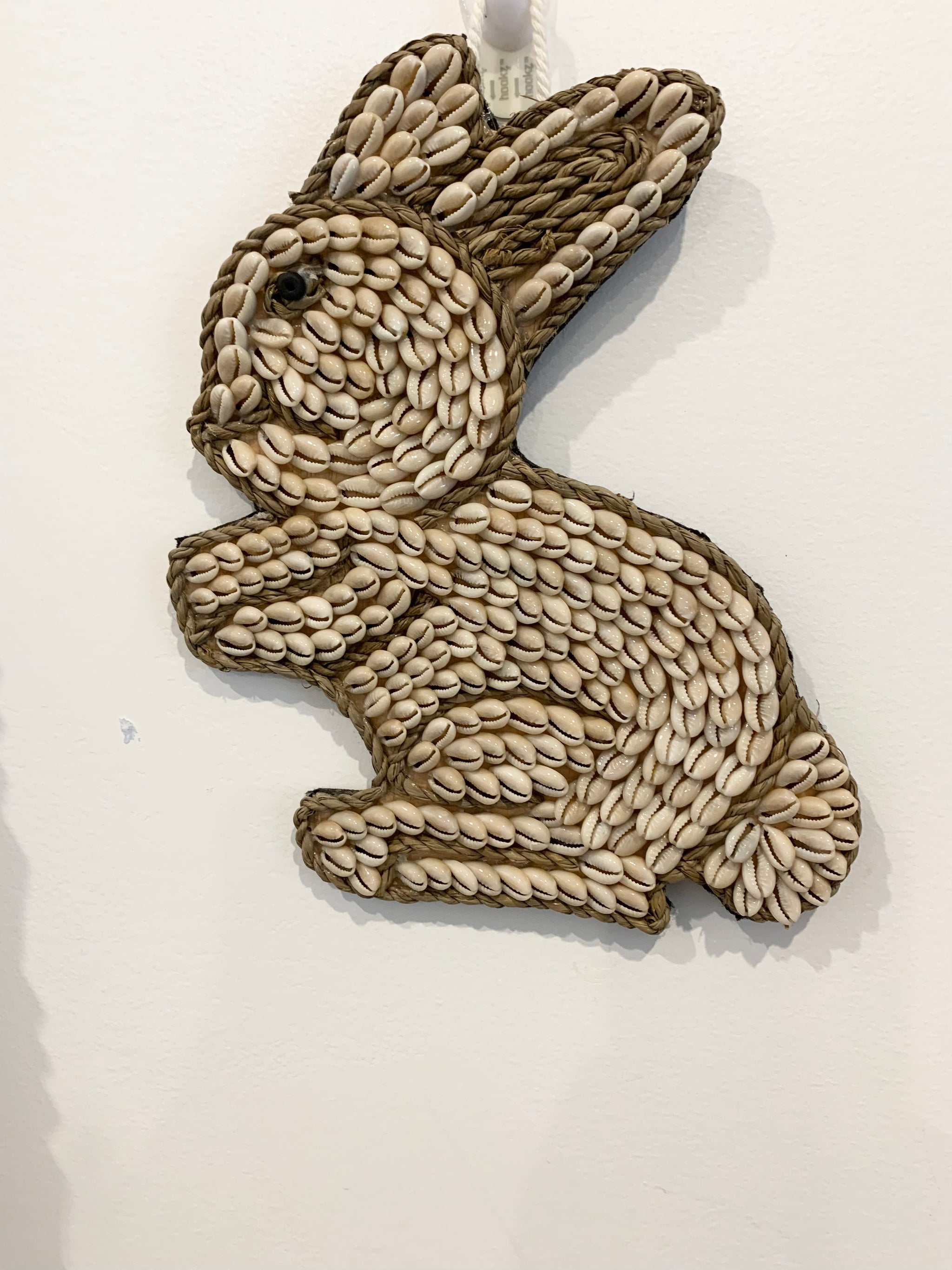 Shell rabbit bunny hanging / decoration - Bali Beach Beyond