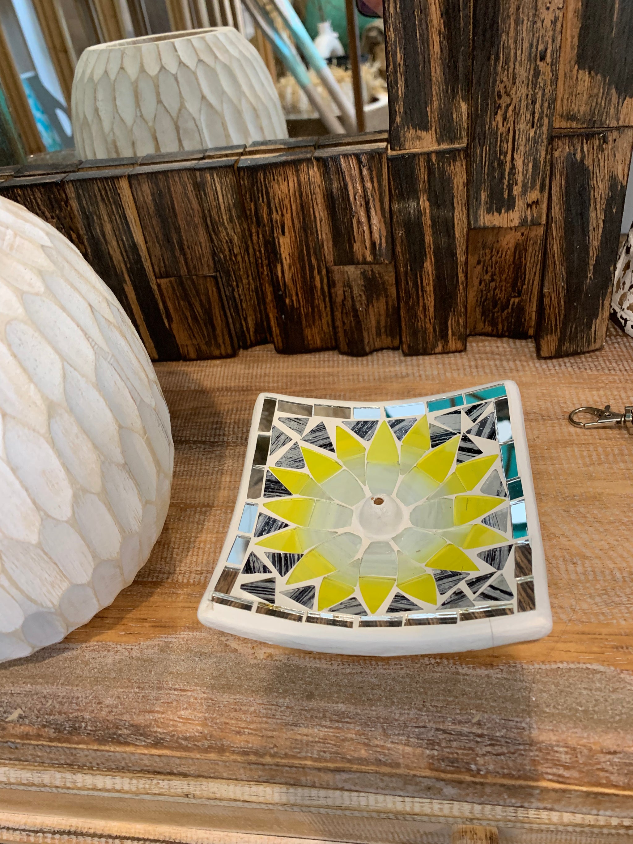 Incense burner dish / incense holder. Design 4 - Bali Beach Beyond