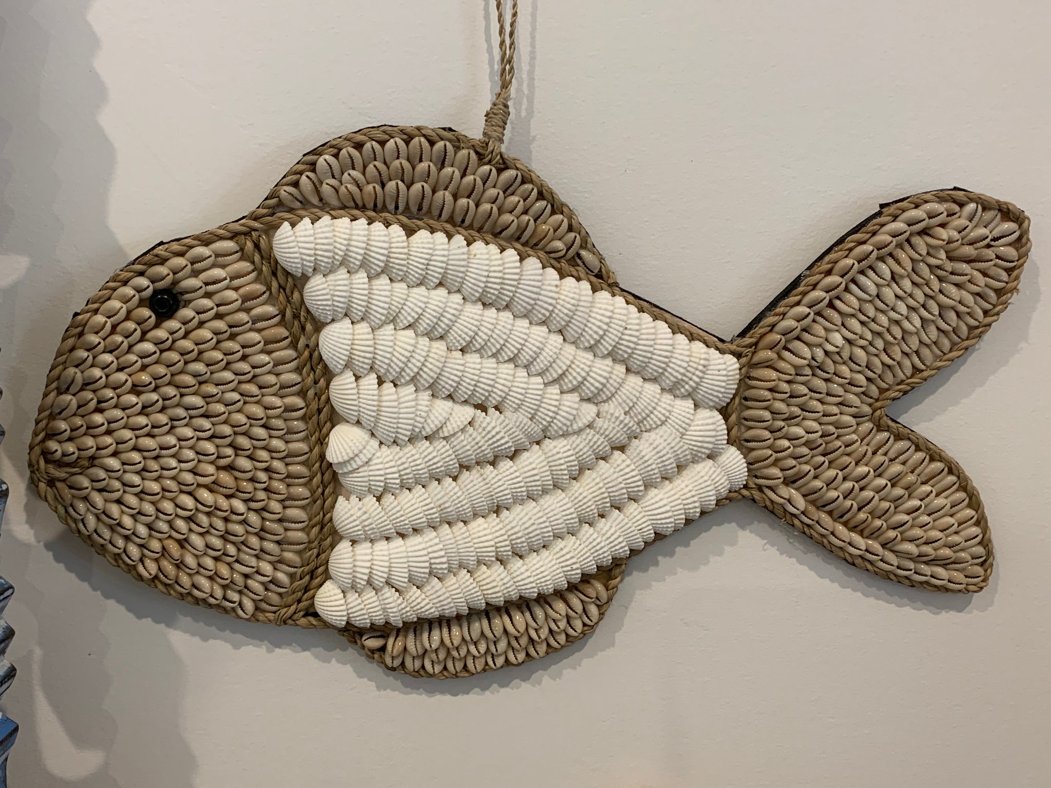 Shell fish hanging / decoration. Style 2. Large - Bali Beach Beyond