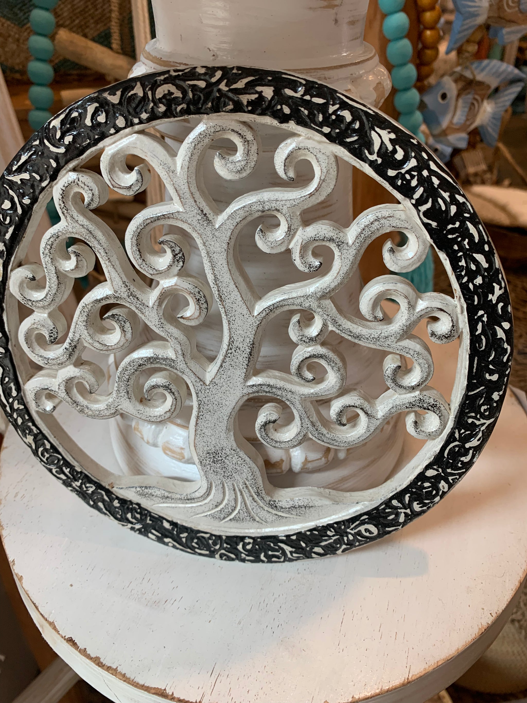 Black tree life decoration 20cm. Design 1 - Bali Beach Beyond