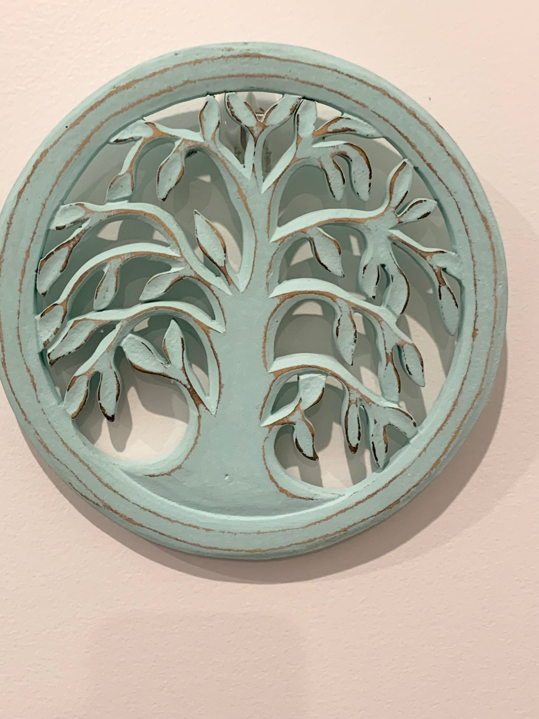 Blue tree life wall decoration 20cm. Design 3 - Bali Beach Beyond