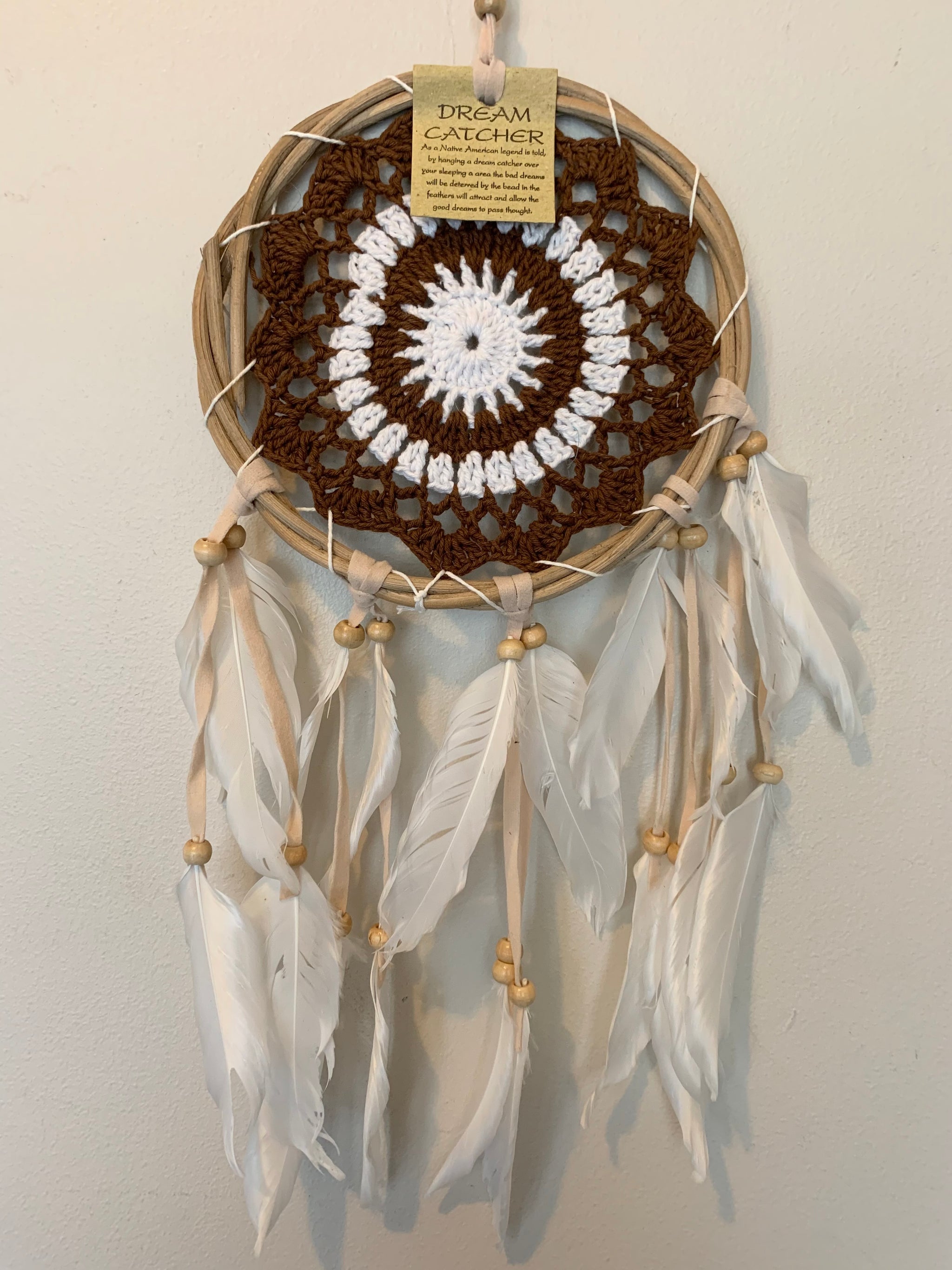 Brown dream catcher 17cm - Bali Beach Beyond