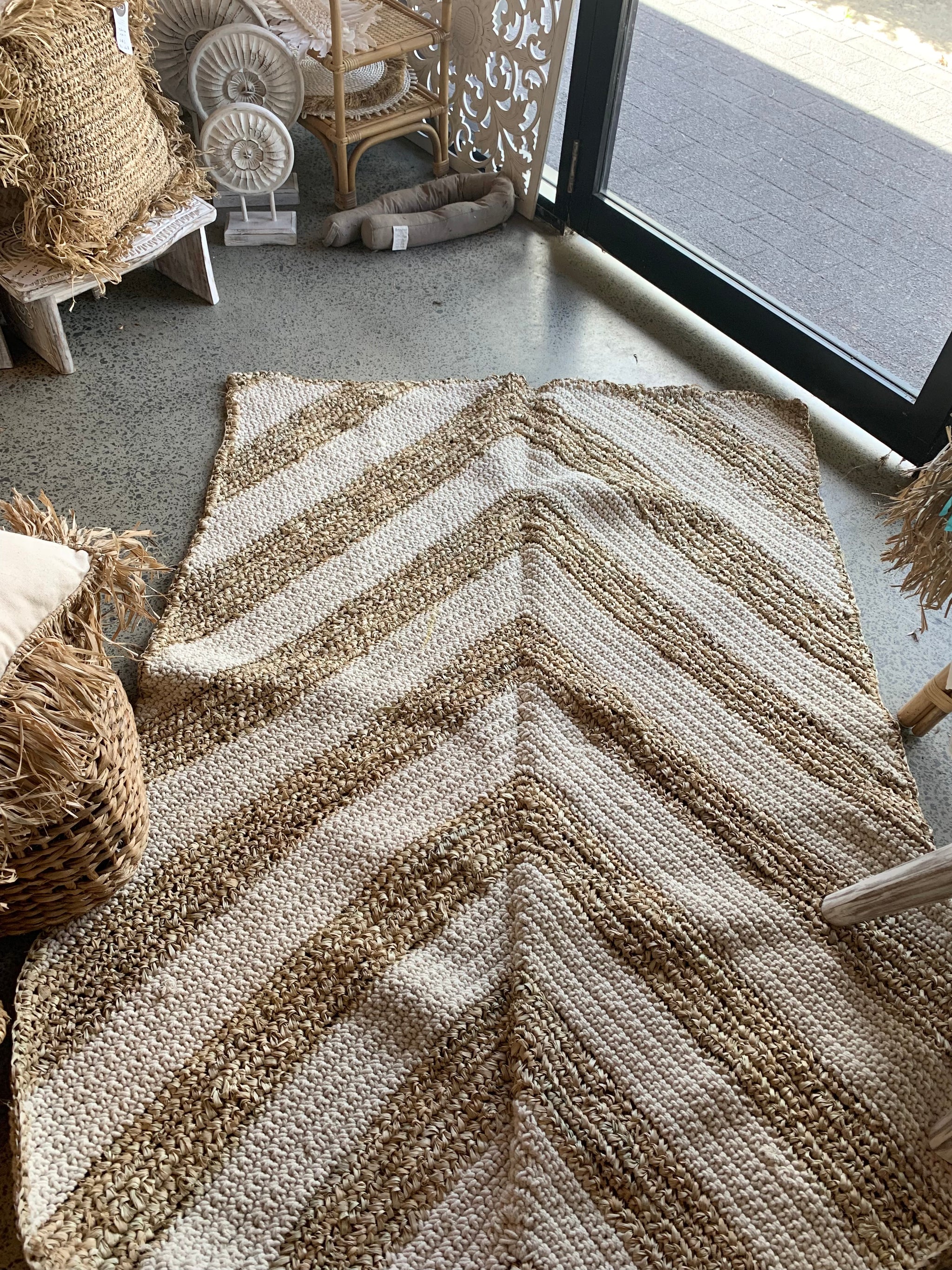 Woven rug. Usually $215 - Bali Beach Beyond