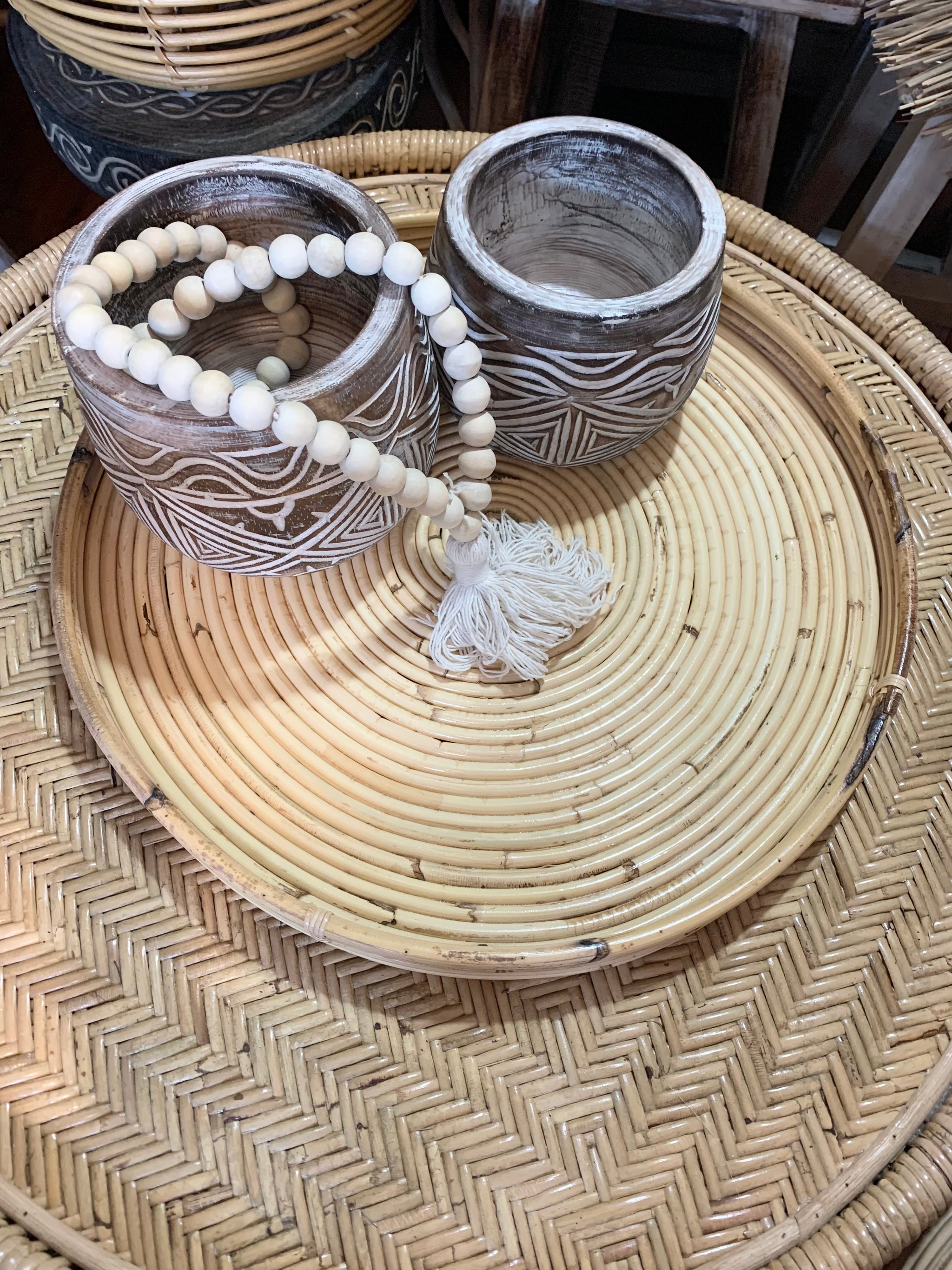 Bamboo tray 50cm - Bali Beach Beyond