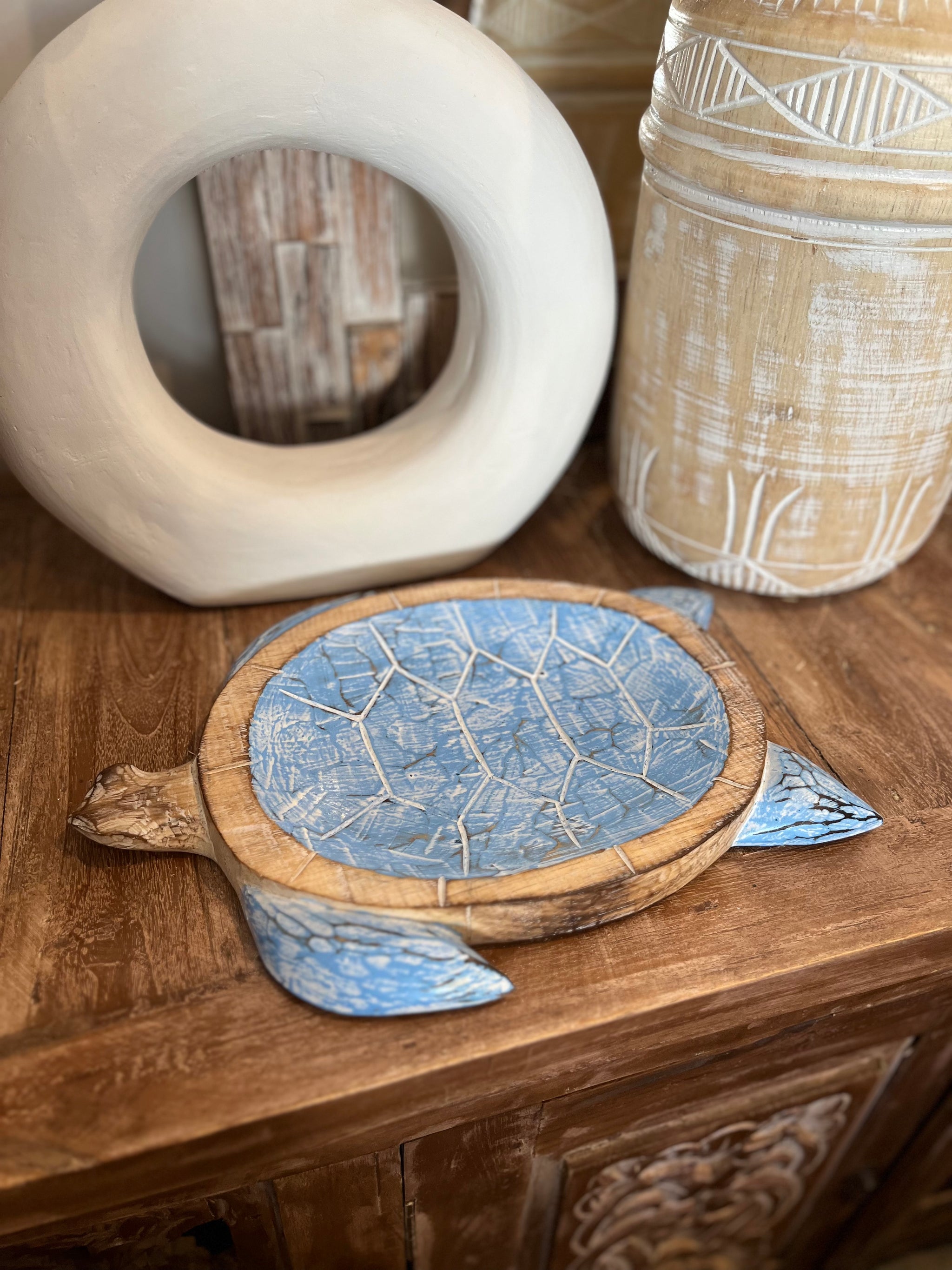 Timber turtle dish / platter