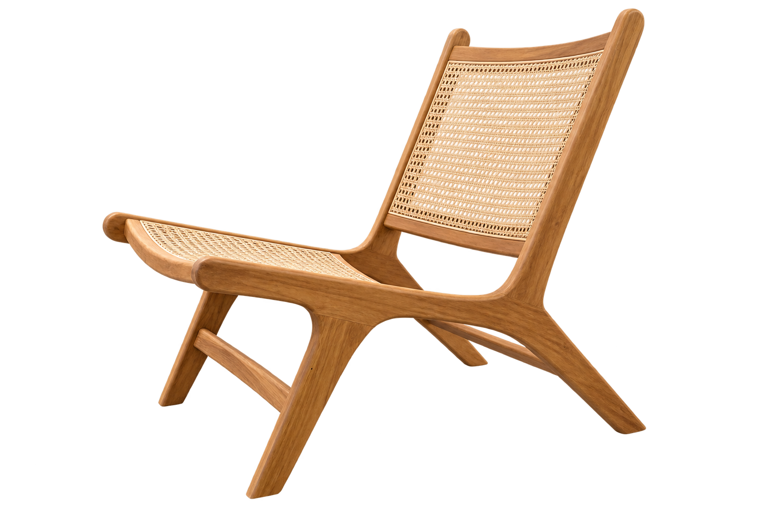 Handcrafted Teak & Rattan Arm Chair – Balinese Artisan Furniture