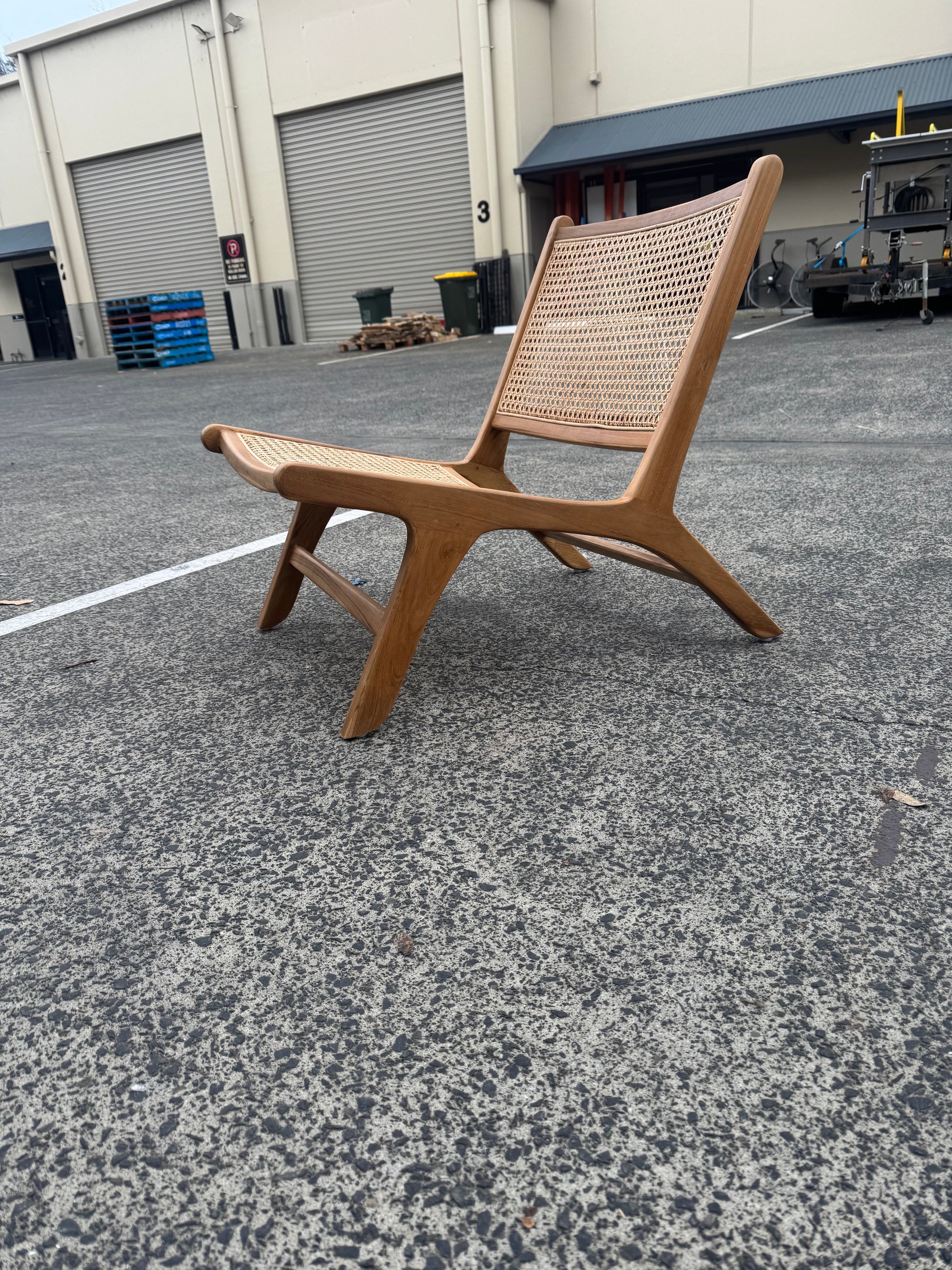 Handcrafted Teak & Rattan Arm Chair – Balinese Artisan Furniture