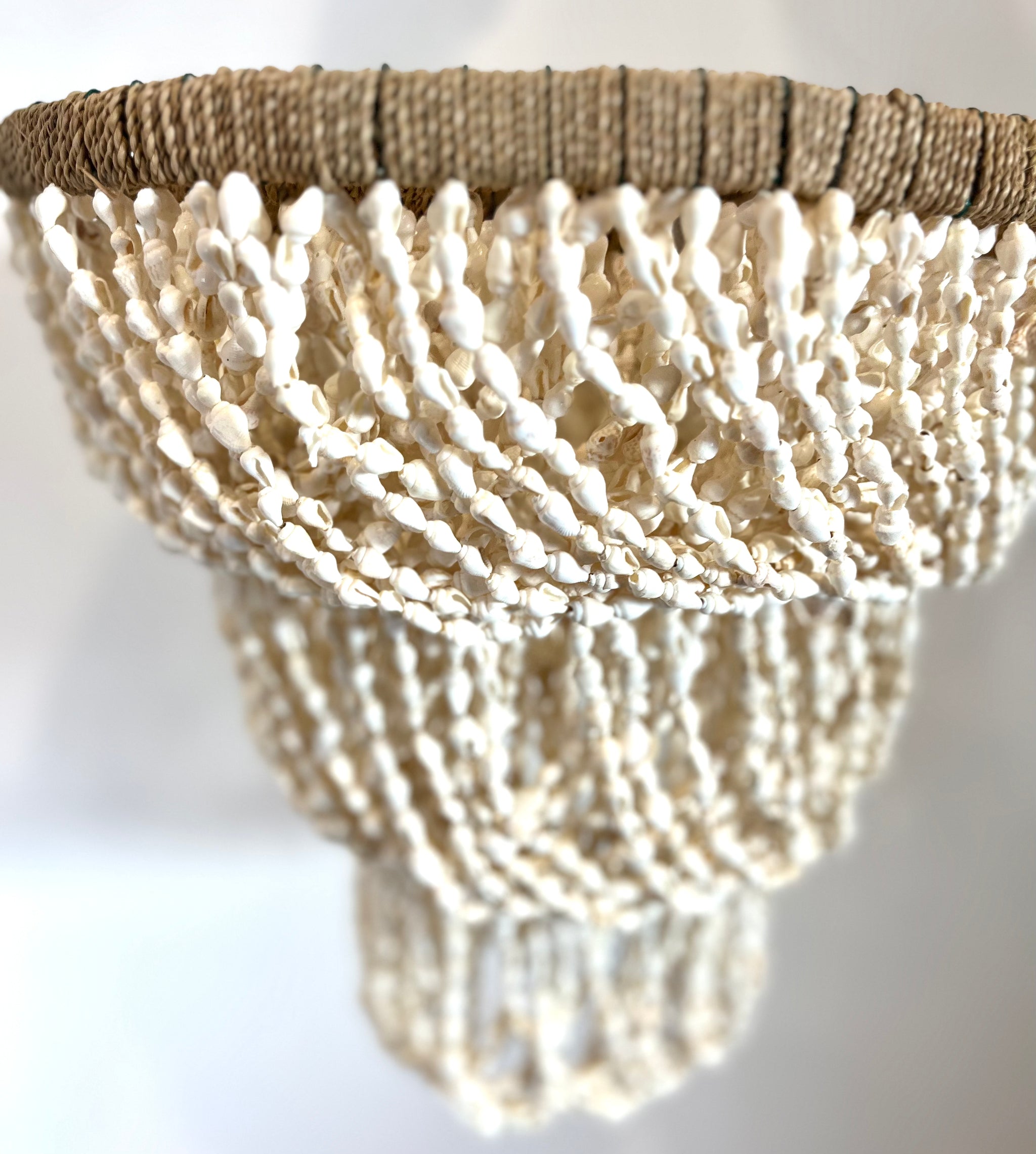 Shell Hanging / light pendant / Shell pendant. Chandelier - Bali Beach Beyond