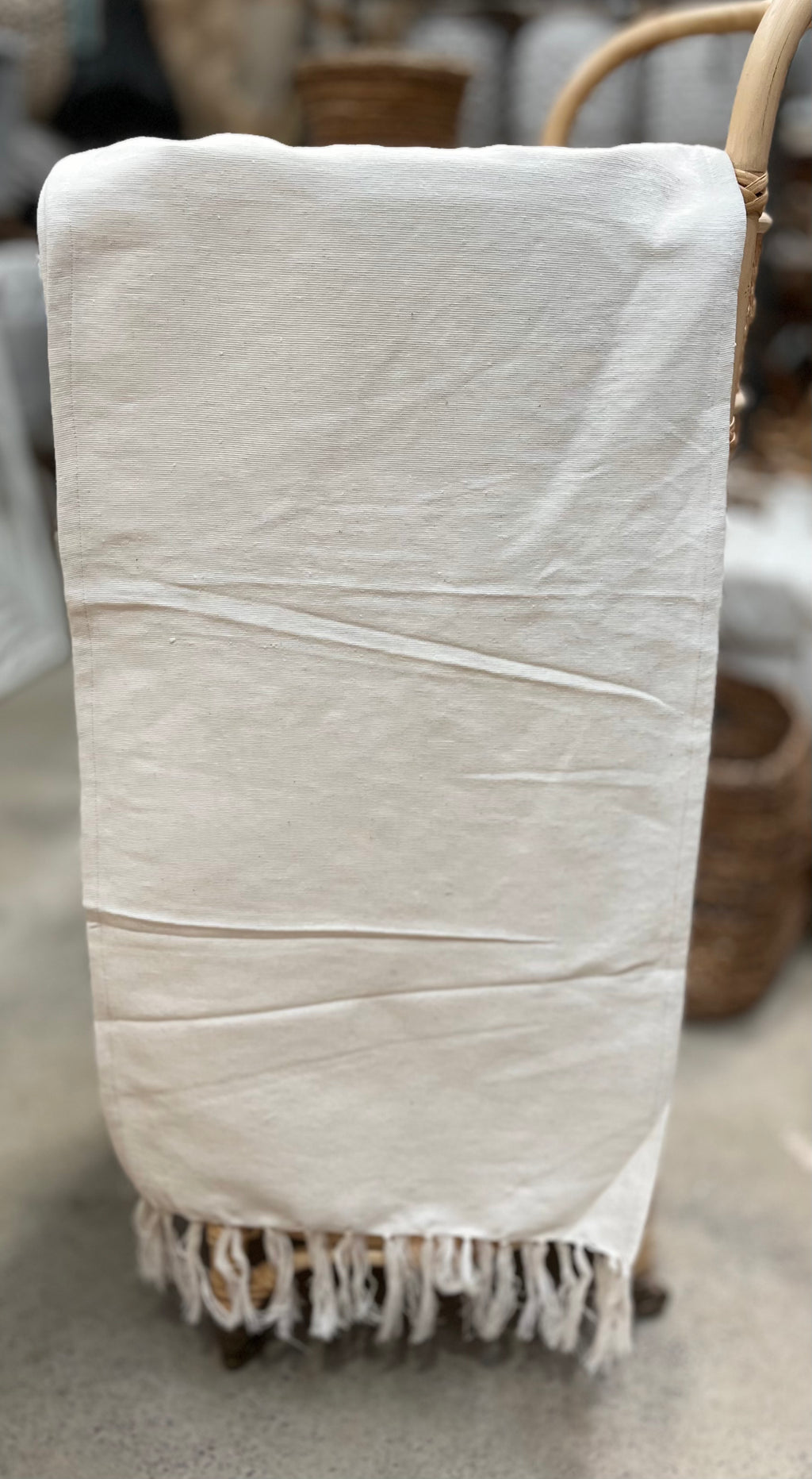 Natural table runner / bed throw. Usually $65 - Bali Beach Beyond