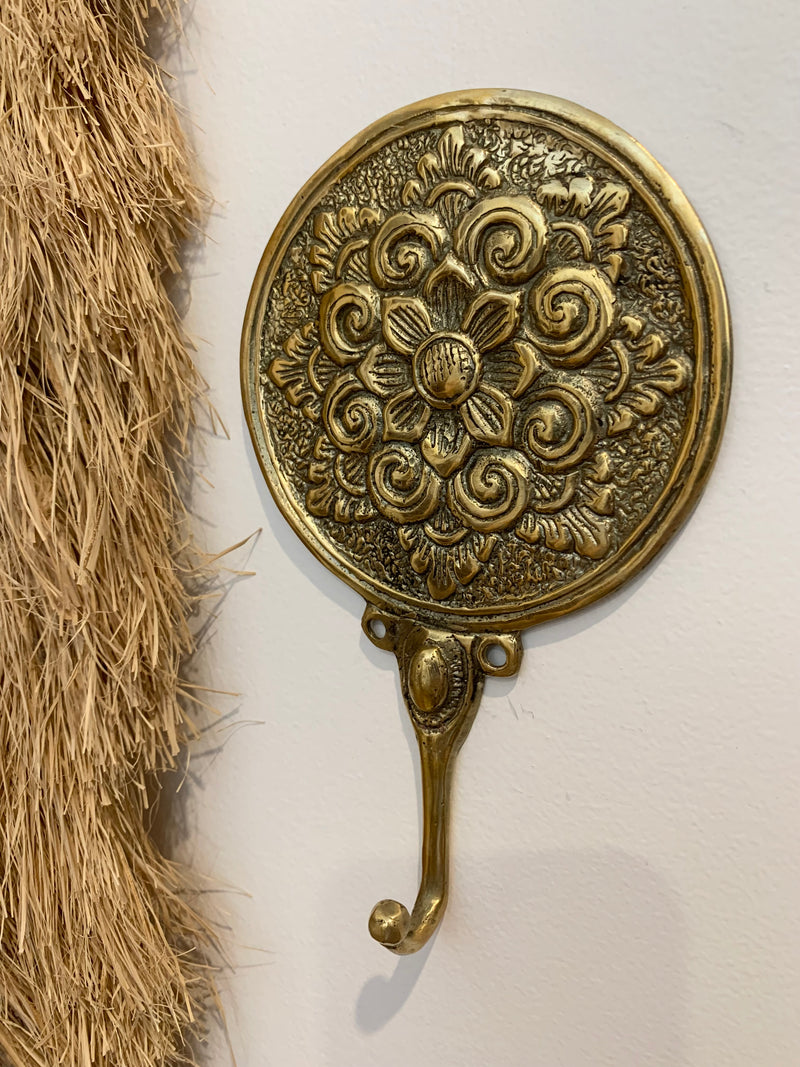 Brass wall hook