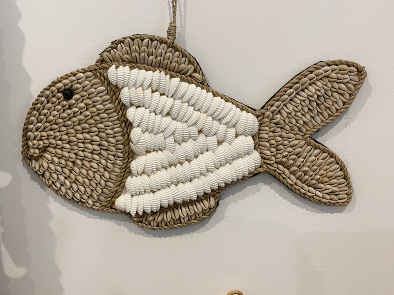 Shell fish hanging / decoration. Style 2. Medium