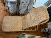 Rattan beach chair folding