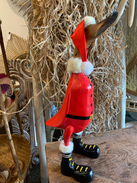 Christmas Santa duck 43cm h