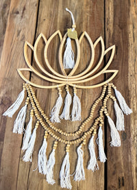 Lotus wall hanging / dream catcher