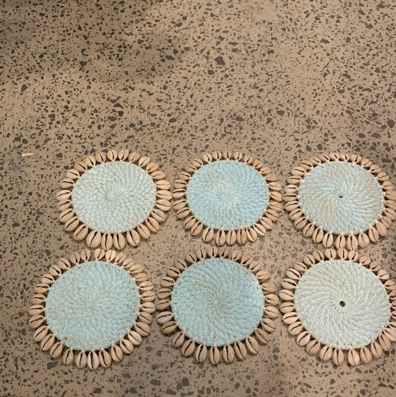 Turquoise Coasters Set of 6