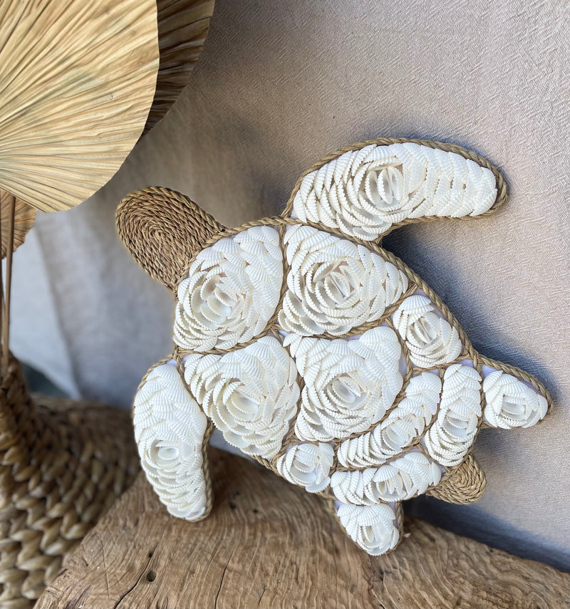 Shell turtle decoration / hanging. L