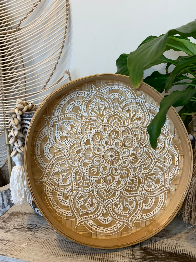 Mandala tray 35. Can also hang